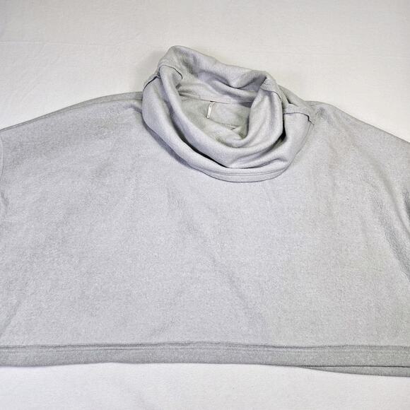 Free People Huntington Oversized Pullover Womens S Cowl Neck Sweatshirt Tulip - Picture 10 of 16
